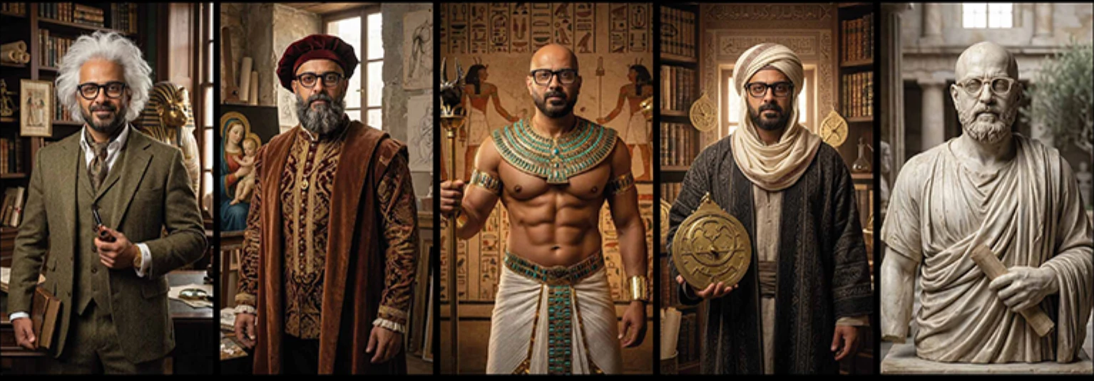 Sherif G. Arti Five Historical Personas